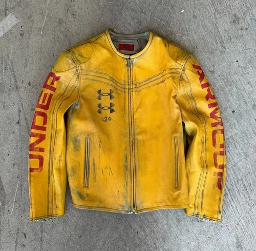 Giacca pelle under armour - pelle,